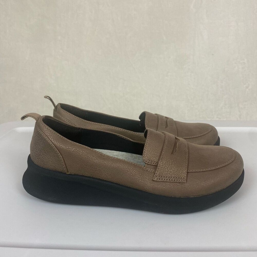 Clarks Cloudsteppers Sillian 2.0 Hope Pewter Loafers Size 6.5